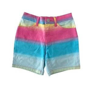 365 Kids Rainbow Ombré Denim Shorts - Mid-Length | Toddler Girl 4